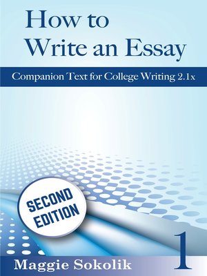 cover image of How to Write an Essay, Workbook 1